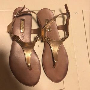 New Gold Sandals Aldo